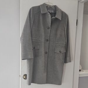 Anne Klein Gray Pea Coat